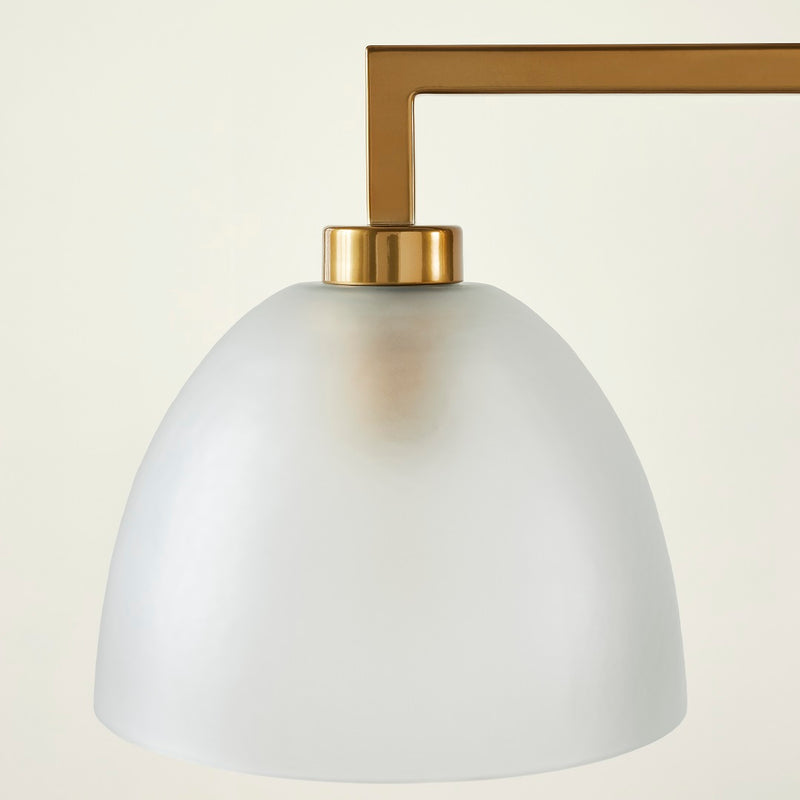 TROY 5 LIGHT CHANDELIER  CHAMPAGNE