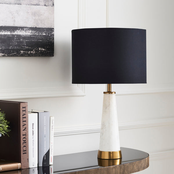 SERGIO TABLE LAMP WHITE