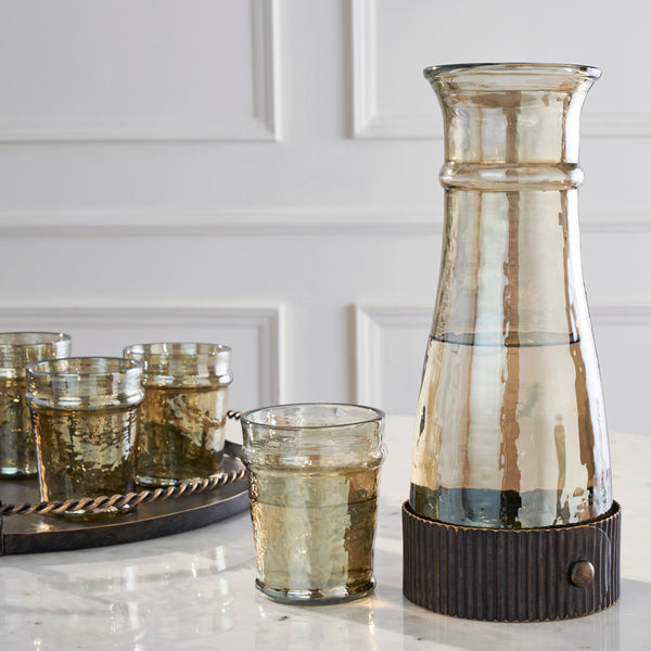 JUNO WATER TUMBLER  SET OF 4 BRONZE