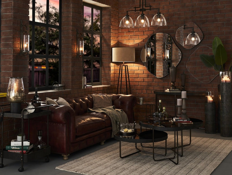 TROY 3 LIGHT CHANDELIER BRONZE