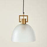 TROY LINK PENDANT FROSTED CHAMPAGNE