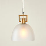 TROY LINK PENDANT FROSTED CHAMPAGNE