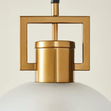 TROY LINK PENDANT FROSTED CHAMPAGNE