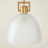 TROY LINK PENDANT FROSTED CHAMPAGNE