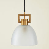 TROY LINK PENDANT FROSTED CHAMPAGNE