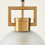 TROY LINK PENDANT FROSTED CHAMPAGNE