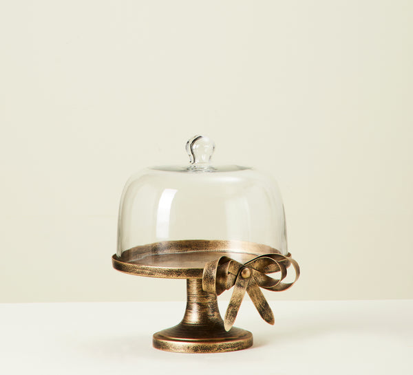 ROSETTE CLOCHE ANTIQUE GOLD