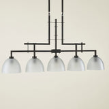 TROY 5 LIGHT CHANDELIER BRONZE