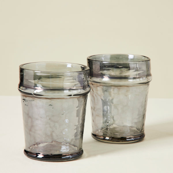 JUNO WATER TUMBLER  SET OF 4 BLACK