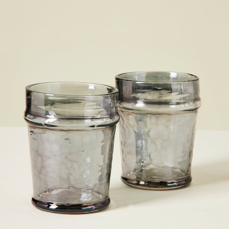 JUNO WATER TUMBLER  SET OF 4 BLACK