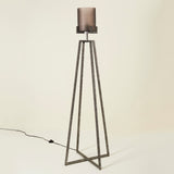 LINORE FLOOR UPLIGHTER SILVER
