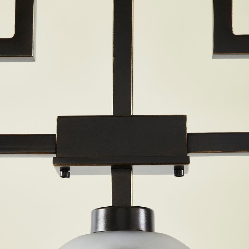 TROY 5 LIGHT CHANDELIER BRONZE