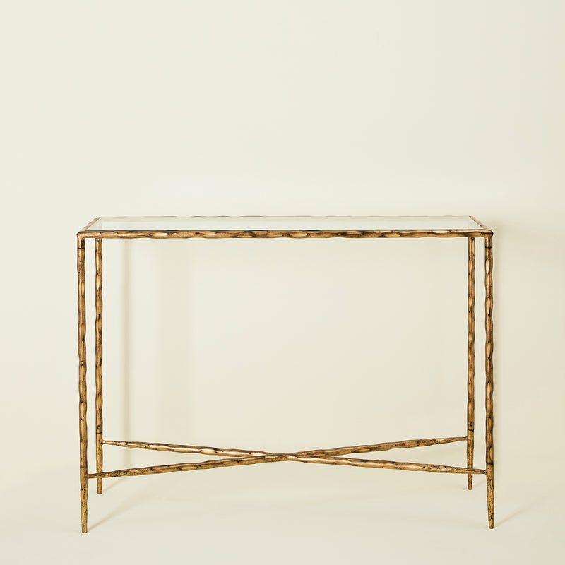 AUGEAS CONSOLE TABLE CHAMPAGNE
