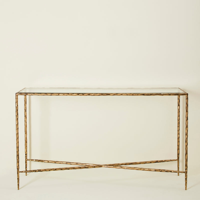 AUGEAS CONSOLE TABLE CHAMPAGNE