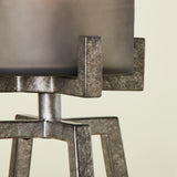 LINORE FLOOR UPLIGHTER SILVER