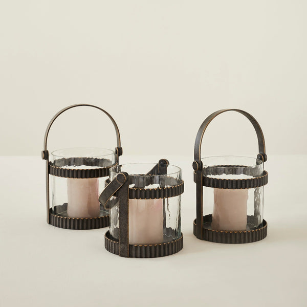 PLUTON LANTERNS- SET OF 3