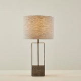 PERCH TABLE LAMP SILVER