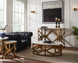 THEBES COFFEE TABLE WHITE CHAMPAGNE