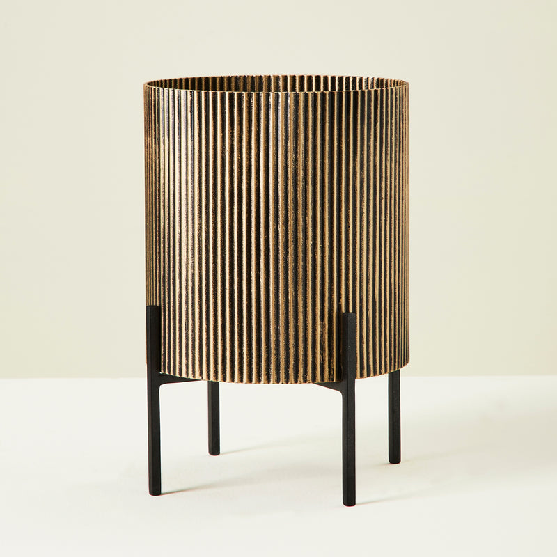 EREBUS TABLE PLANTERS- SET OF 3 GOLD