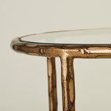 AUGEAS END TABLE CHAMPAGNE