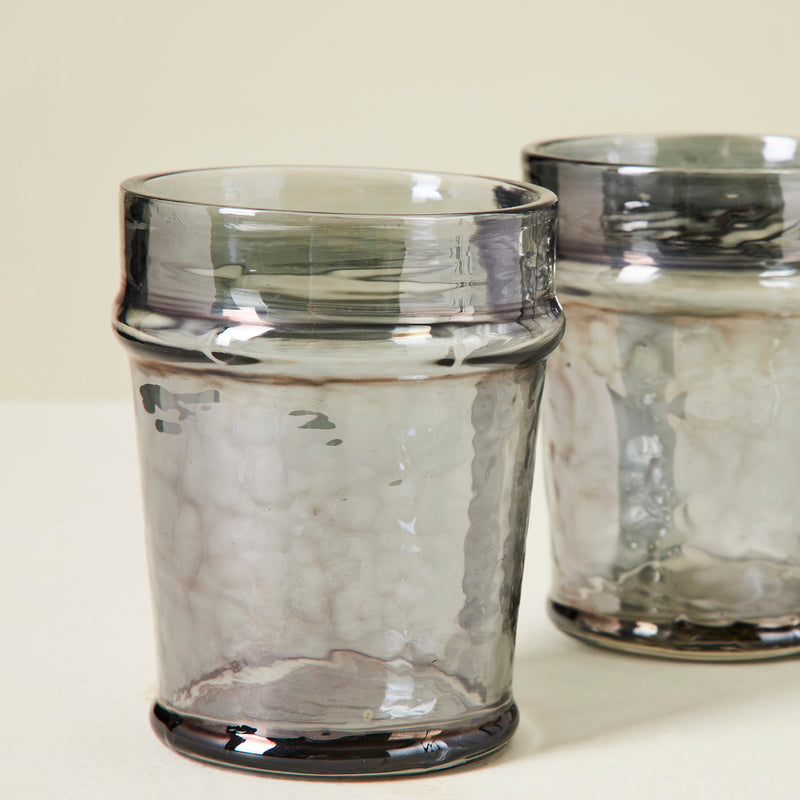 JUNO WATER TUMBLER  SET OF 4 BLACK