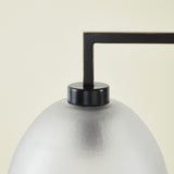 TROY 3 LIGHT CHANDELIER FROSTED BRONZE