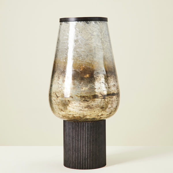 SILVANUS TABLE UPLIGHTER OAKWOOD