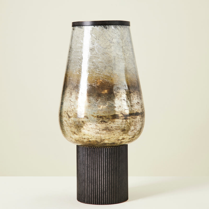 SILVANUS TABLE UPLIGHTER OAKWOOD
