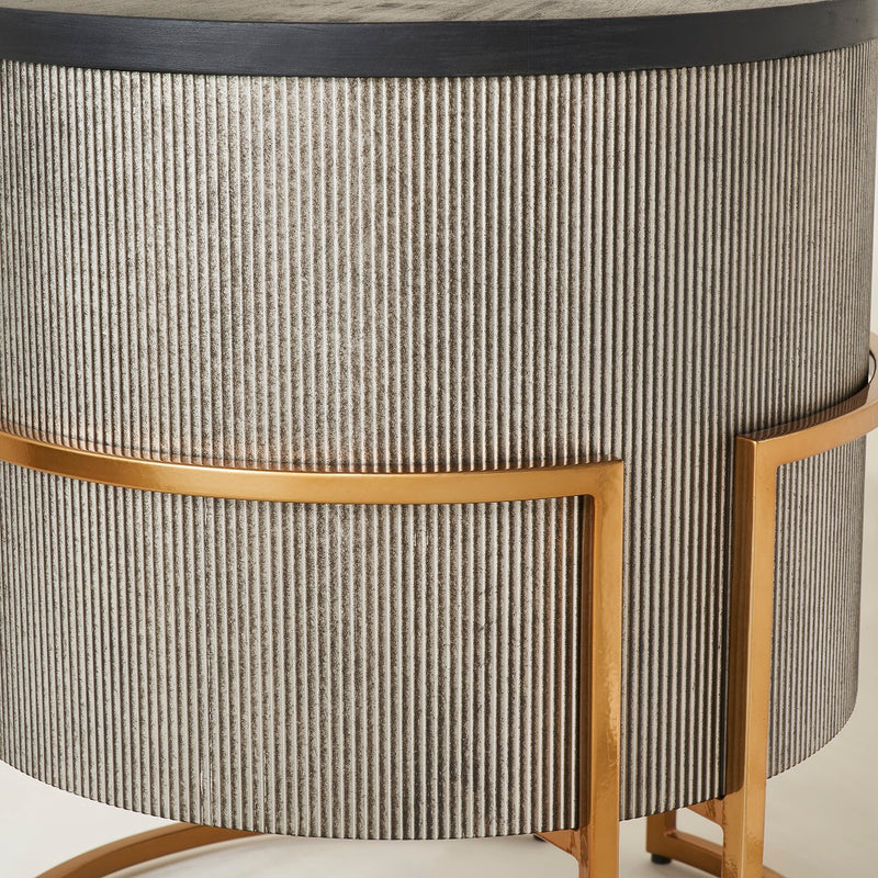 CLASSICUS END TABLE SILVER