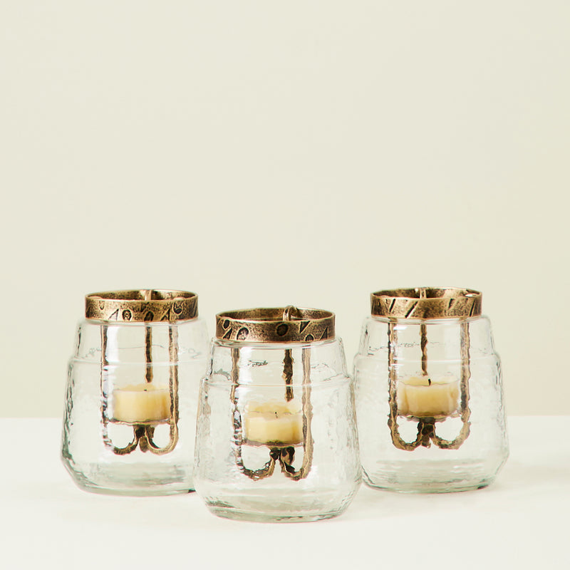 SKYLAR JAR CANDLE VOTIVE SET OF 3
