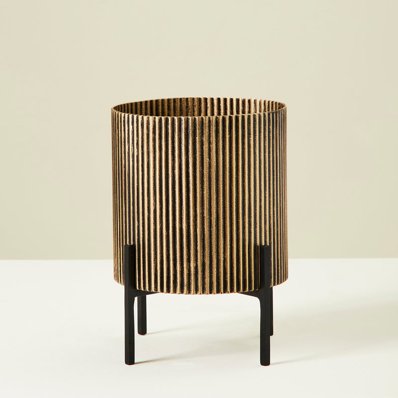 EREBUS TABLE PLANTERS- SET OF 3 GOLD