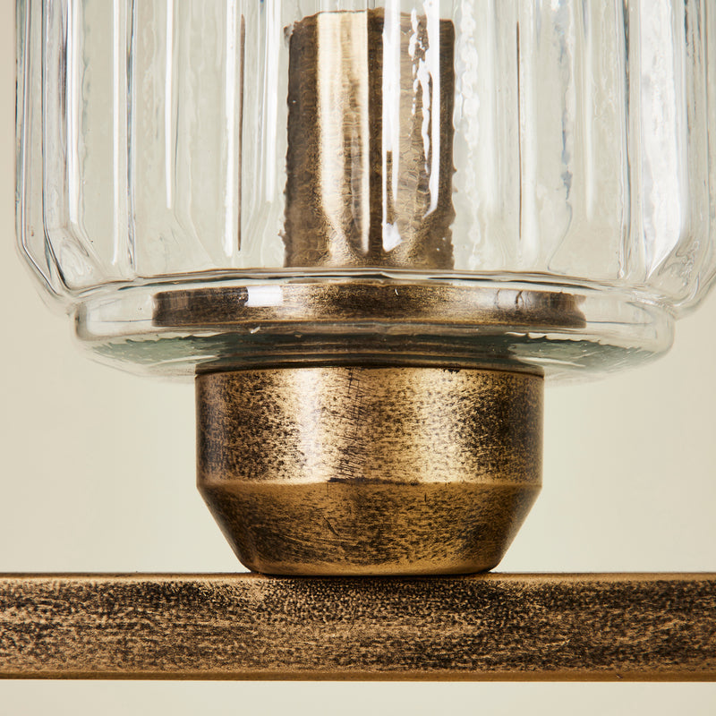 ERSA 5 LIGHT CHANDELIER GOLD