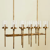 CERES 10 LIGHT CHANDELIER GOLD
