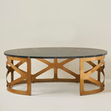 THEBES COFFEE TABLE BLACK CHAMPAGNE