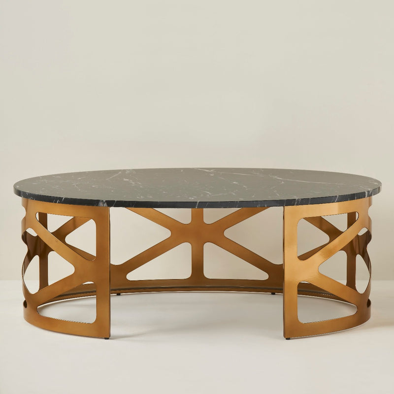 THEBES COFFEE TABLE BLACK CHAMPAGNE