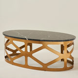 THEBES COFFEE TABLE BLACK CHAMPAGNE
