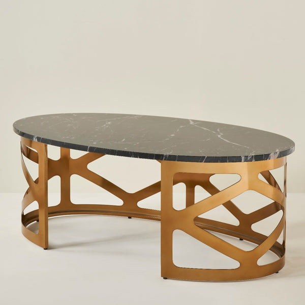 THEBES COFFEE TABLE BLACK CHAMPAGNE