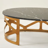THEBES COFFEE TABLE BLACK CHAMPAGNE