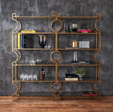 CRONUS KEY SHELVING UNIT CHAMPAGNE