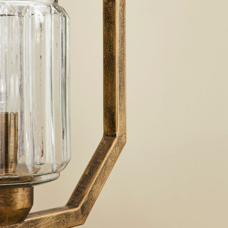 ERSA 5 LIGHT CHANDELIER GOLD