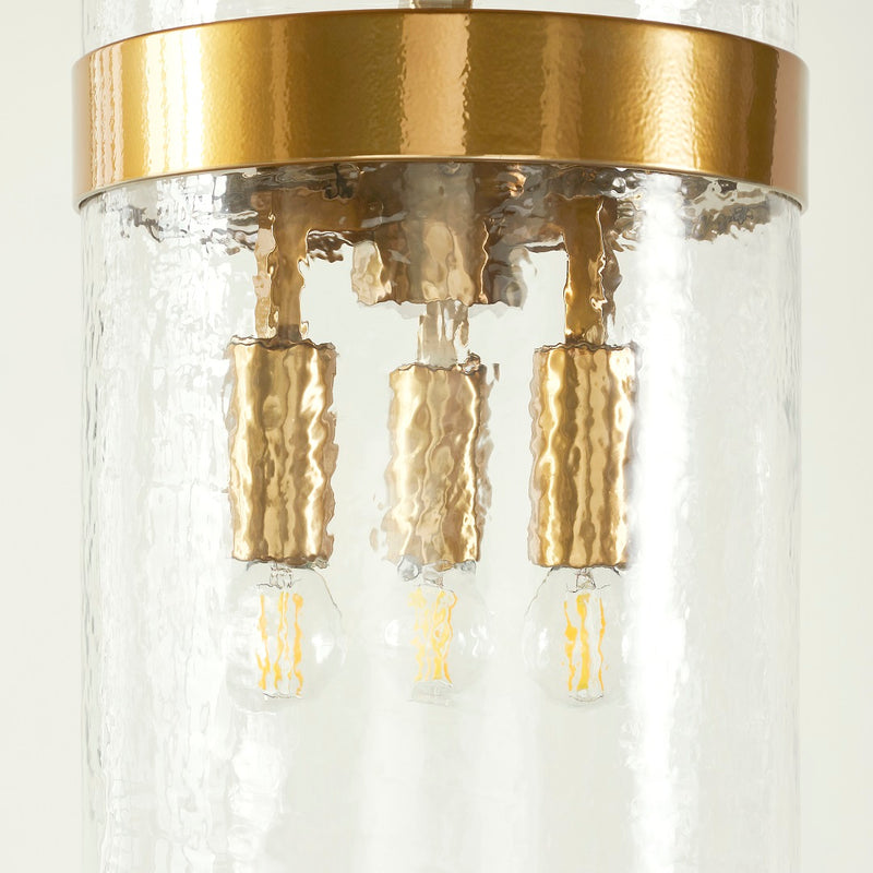 UKIYO 3 LIGHT PENDANT CHAMPAGNE