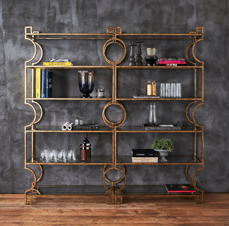 CRONUS KEY SHELVING UNIT CHAMPAGNE