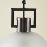 TROY LINK PENDANT FROSTED BRONZE