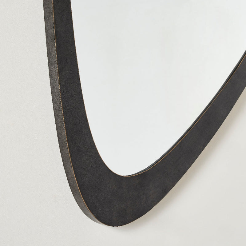 ANTIQUITY MIRROR OAKWOOD-SMALL