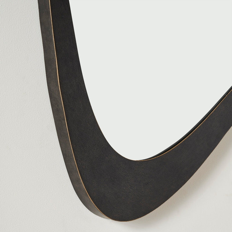 ANTIQUITY MIRROR OAKWOOD-SMALL