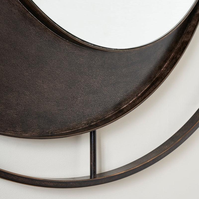 CIRCLET WALL MIRROR BRONZE