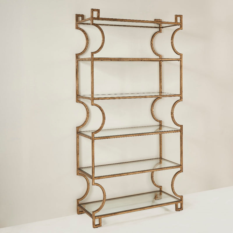 CRONUS KEY SHELVING UNIT CHAMPAGNE