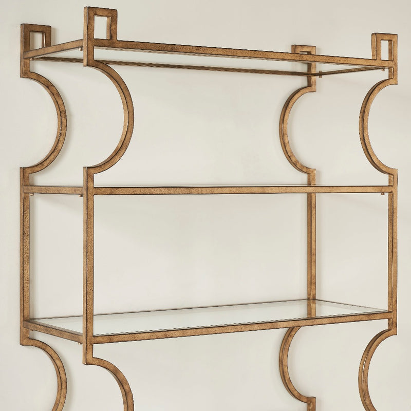 CRONUS KEY SHELVING UNIT CHAMPAGNE
