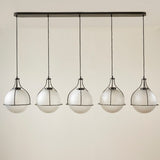 ORACLE PENTE CHANDELIER OAKWOOD