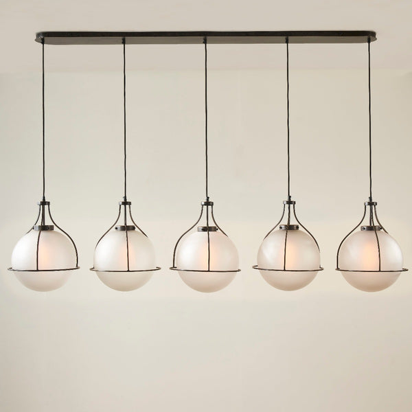 ORACLE PENTE CHANDELIER OAKWOOD